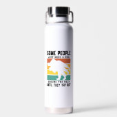 Funny Jiu Jitsu Sprichwort Trinkflasche (Rückseite)