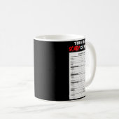 Funny Job Application Form Y Halloween Costume  Kaffeetasse (VorderseiteRechts)