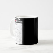 Funny Job Application Form Y Halloween Costume  Kaffeetasse (Vorderseite Links)