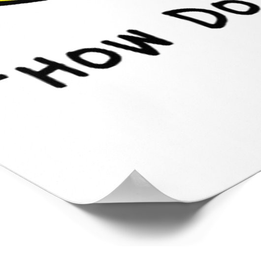 Funny Job Interview Poster (Ecke)