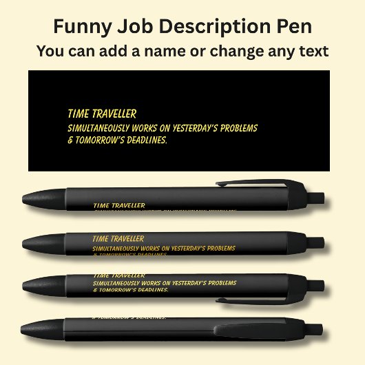 Funny Job Title - Time Traveller Kugelschreiber
