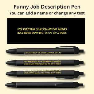 Funny Job Title - Vizepräsident Verschiedenes Kugelschreiber