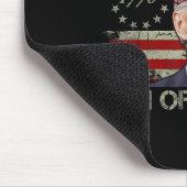 Funny Joe Biden 4. Juli glücklich 4. Osterfeier Mousepad (Ecke)