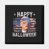 Funny Joe Biden 4. Juli Glücklichen Halloween Amer Magnet (Vorne)