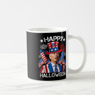 Funny Joe Biden 4. Juli Shirt Happy Halloween Kaffeetasse