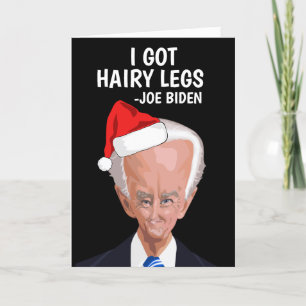 FUNNY JOE BIDEN CHRISTMAS GREETING CARD FEIERTAGSKARTE