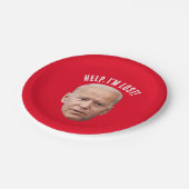 FUNNY JOE BIDEN CHRISTMAS PARTY PAPIERTELLER (Schrägansicht)