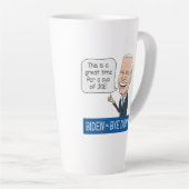 Funny Joe Biden Cup of Joe Milchtasse (Rechte Ecke)