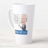 Funny Joe Biden Cup of Joe Milchtasse (Linke Ecke)