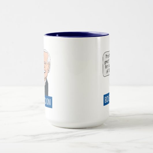 Funny Joe Biden Cup of Joe Tasse (Zentrum)