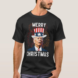 Funny Joe Biden Frohe Weihnachten für Amerikanisch T-Shirt