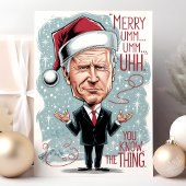 Funny Joe Biden Frohe Weihnachten Sie wissen, was