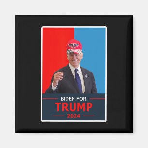 Funny Joe Biden für Trump 2024 Wahlen tragen eine  Magnet