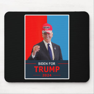 Funny Joe Biden für Trump 2024 Wahlen tragen eine Mousepad