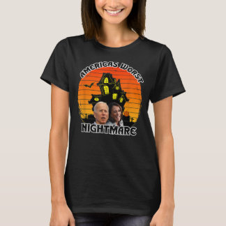 Funny Joe Biden Halloween Kamala Harris Americas N T-Shirt