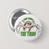 Funny Joe Biden Halloween U Know the Thing Horror Button (Vorne & Hinten)