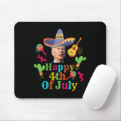 Funny Joe Biden Happy 4. Juli Überraschung Cinco D Mousepad (Mit Mouse)