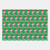 Funny Joe Biden Happy 4. Osterweihnachtsfest Geschenkpapier Set (Vorderseite)