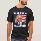 Funny Joe Biden Happy Halloween 4. Juli Indepe T-Shirt (Vorderseite)