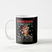 Funny Joe Biden Happy Oaster Ugly Christmas Sweet Kaffeetasse (Links)