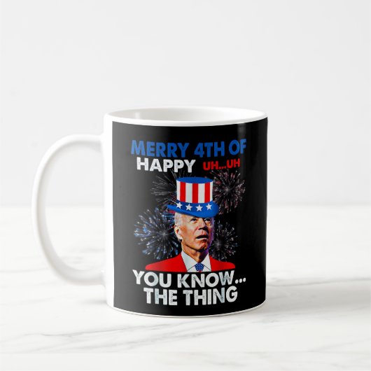 Funny Joe Biden Kaffeetasse (Links)