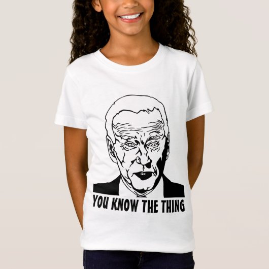 FUNNY JOE BIDEN KIDS T - SHIRT (Vorderseite)