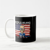Funny Joe Biden Merry 4. Osterdesign 4. Kaffeetasse (Links)