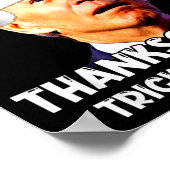 Funny Joe Biden Santa Hat Merry Thanksgiving Chris Poster (Ecke)