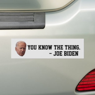FUNNY JOE BIDEN SIE KENNEN DAS, WAS AUTOAUFKLEBER