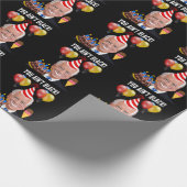 FUNNY JOE BIDEN Sie sind nicht schwarz! Geschenkpapier (Ecke)