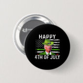 Funny Joe Biden St Patricks Day Happy 4. Juli Button (Vorne & Hinten)