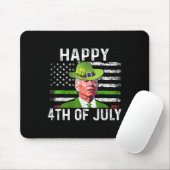 Funny Joe Biden St Patricks Day Happy 4. Juli Mousepad (Mit Mouse)