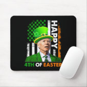 Funny Joe Biden St Patricks Day Happy 4. Juli Mousepad (Mit Mouse)