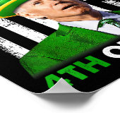 Funny Joe Biden St Patricks Day Happy 4. Juli Poster (Ecke)