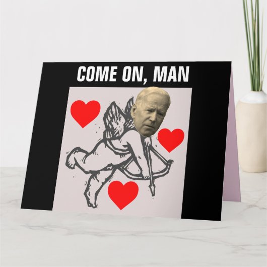FUNNY JOE BIDEN VALENTINE'S DAY CARDS KARTE (Vorderseite)