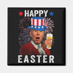 Funny Joe Biden verwirrte glückliche Ostern für 4. Magnet