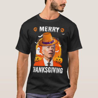 Funny Joe Biden verwirrte Merry Erntedank für die T-Shirt