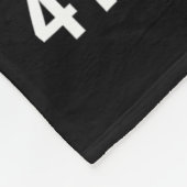 Funny Joe Biden Weihnachts-Weihnachtsmannmütze Mer Fleecedecke (Ecke)