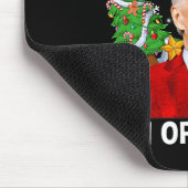 Funny Joe Biden Weihnachts-Weihnachtsmannmütze Mer Mousepad (Ecke)