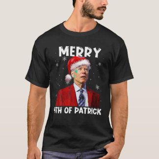 Funny Joe Biden Weihnachtsmannmütze Merry 4. von P T-Shirt