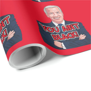 FUNNY JOE BIDEN Weihnachtsverpackungspapier Geschenkpapier