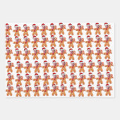 Funny Joe Biden Xmas Custom Face Foto Gingerbrew Geschenkpapier Set (Vorderseite 2)