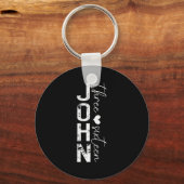 Funny John 3 16 For God So Loved The World Schlüsselanhänger (Vorderseite)