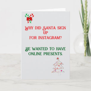 Funny Joke Christmas Card Karte