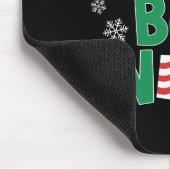 Funny Joke Christmas Humor Naughty But Nice T Shir Mousepad (Ecke)