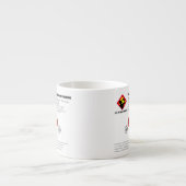 Funny Joke Dihydrogenmonoxid (H2O) Chemie Espressotasse (Vorderseite)