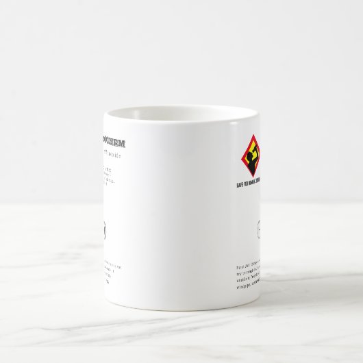 Funny Joke Dihydrogenmonoxid (H2O) Chemie Kaffeetasse (Mittel)