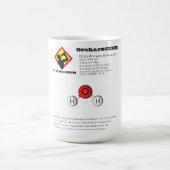 Funny Joke Dihydrogenmonoxid (H2O) Chemie Kaffeetasse (Mittel)