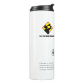 Funny Joke Dihydrogenmonoxid (H2O) Chemie Thermosbecher (Nach links gedreht)