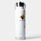 Funny Joke Dihydrogenmonoxid (H2O) Chemie Trinkflasche (Vorderseite)